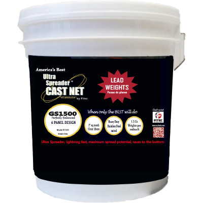 Fitec Pro Select GS-1500 series cast net bucket